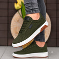 Zapato casual Nana Shoes Verde con suela marrón